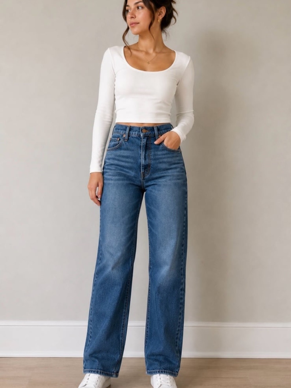 Madewell Slim Demi-Boot Jeans Women’s 28 High Rise Medium Wash Bootcut Denim